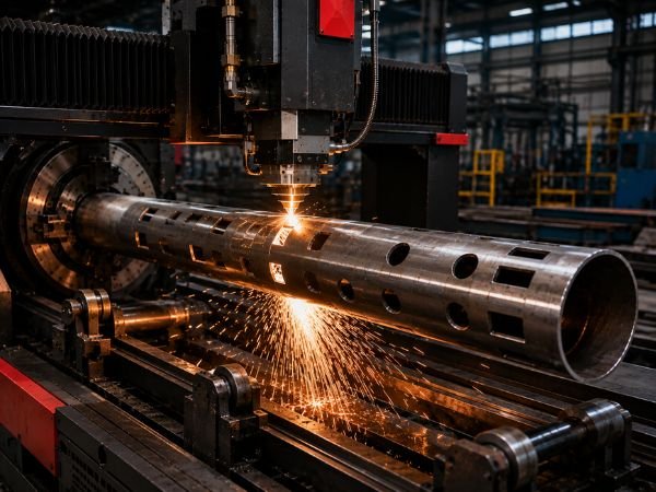 Laser Pole Cutting Process