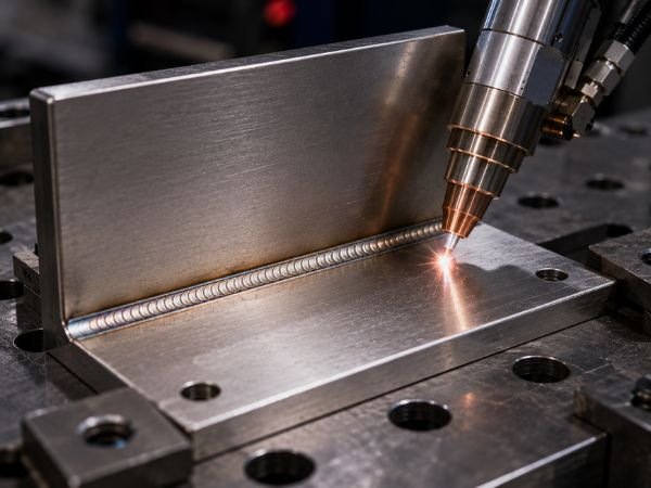 Clean Laser Weld Seam on Metal