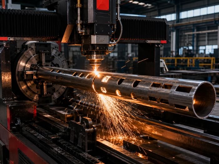 Laser Pole Cutting Service