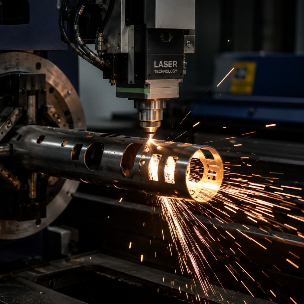 Laser Pole Cutting