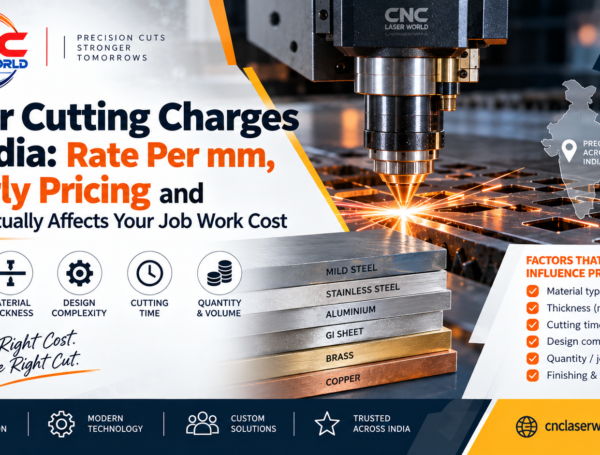 Laser Cutting Charges in India: Rate Per mm, Hourly Pricing and What Actually Affects Your Job Work Cost